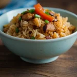 Arroz de Forno Surpreendente: Aproveitando as Sobras do Churrasco!
